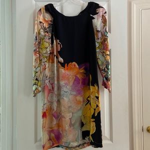 Aryn K. Long Sleeve Dress